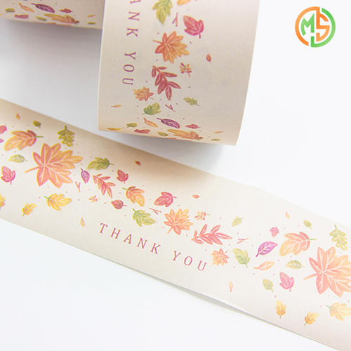 Customized FSC Certified Printed Kraft Paper Tape Wholesale 