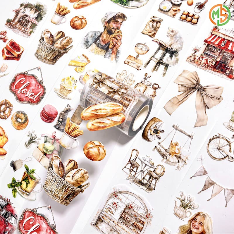 Clear Paper Self-Adhesive PET Washi Tape